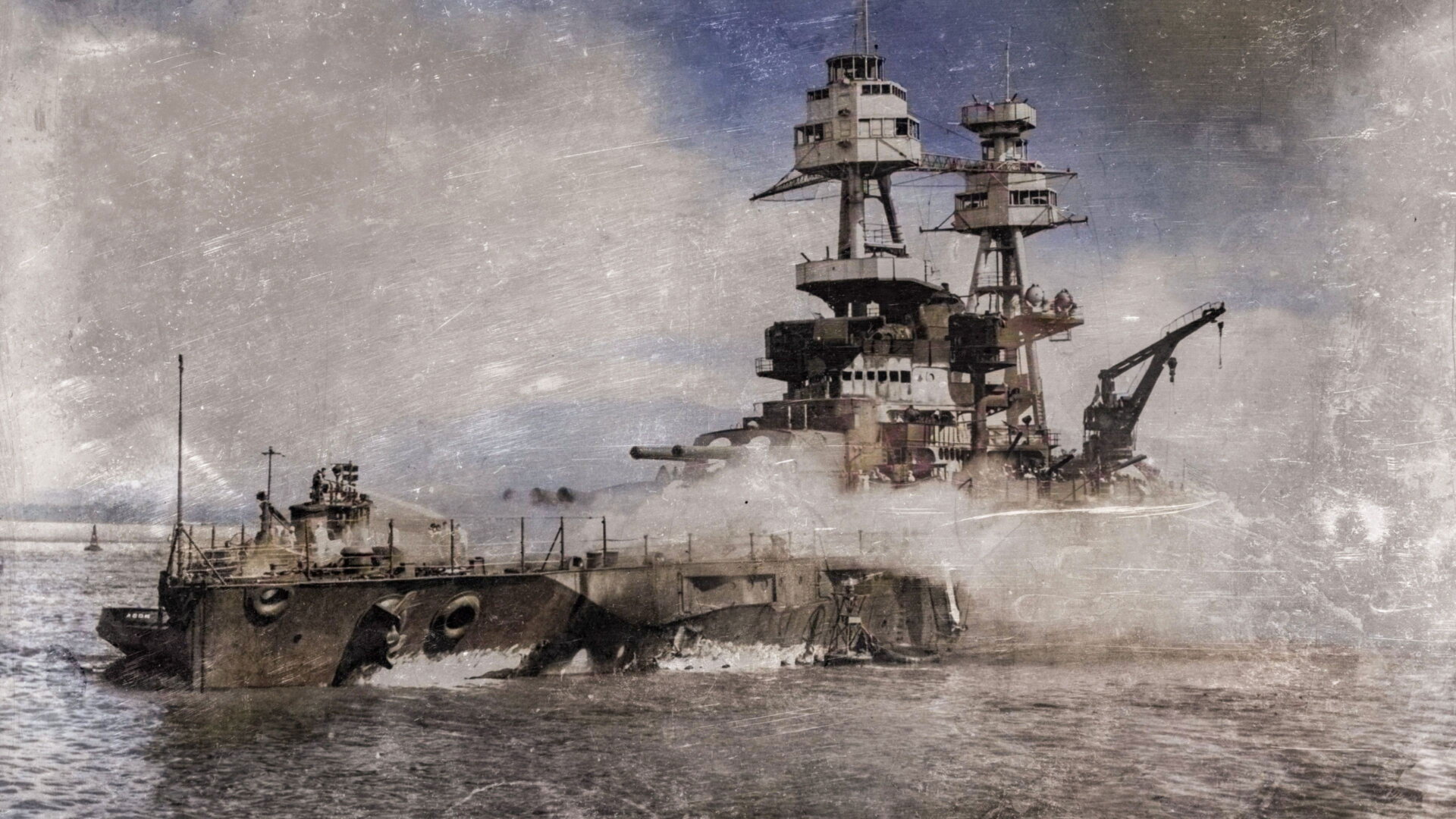 Válečné lodě pohřbené v moři