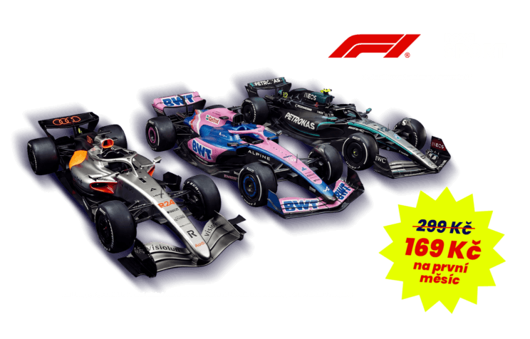 Formule 1 na Nova Sport za 169 Kč na první měsíc