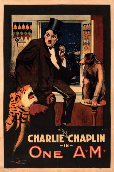 Chaplin se vrací z flámu