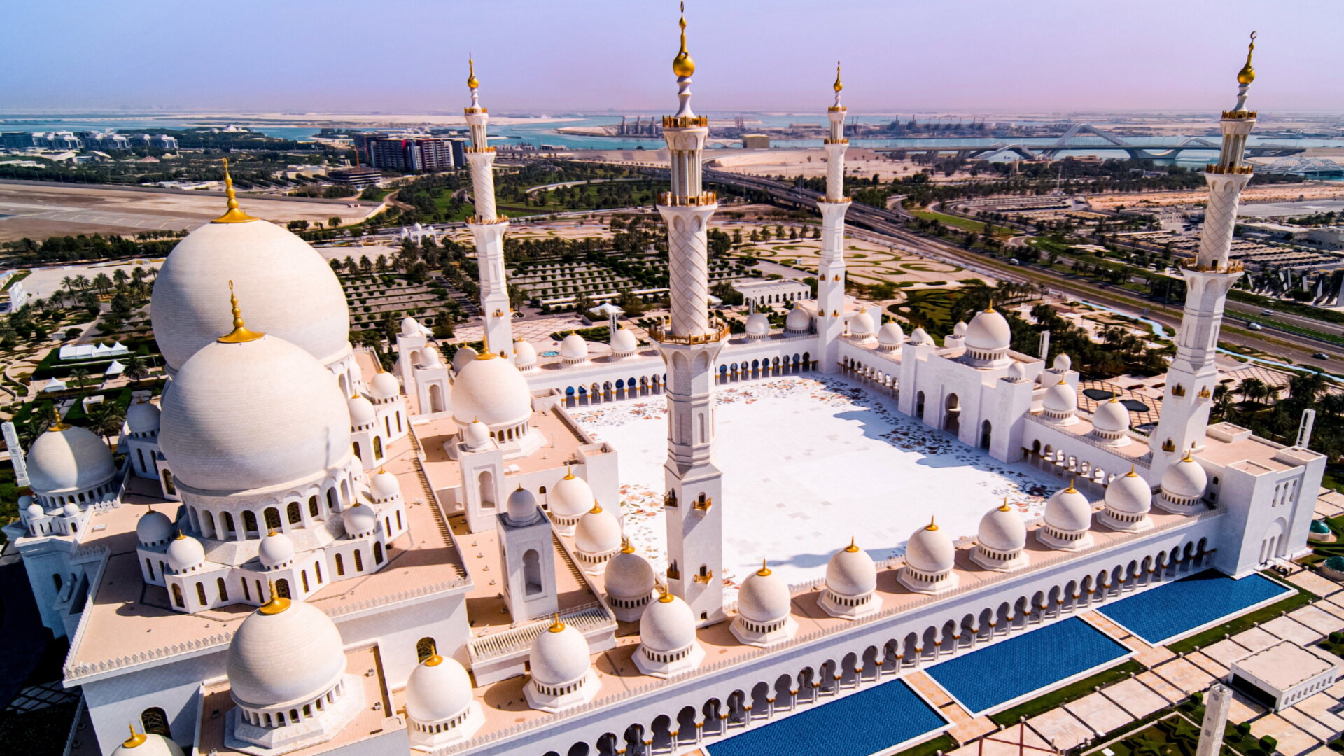 Spojené arabské emiráty z výšky